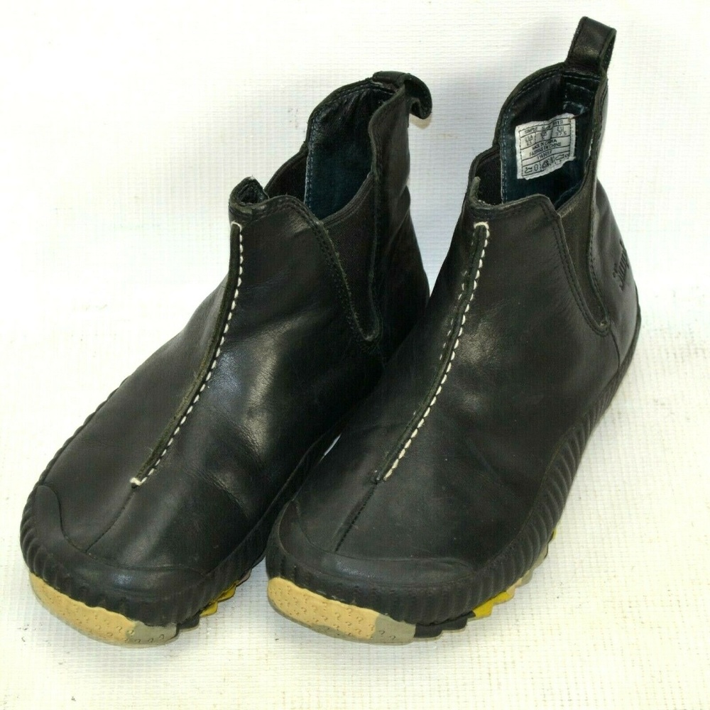Simple Brand Leather Chelsea Ankle Boots Women 6.5